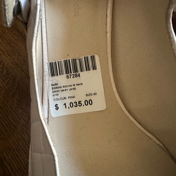 Simone Rocha ballet flats with clear heel. Size 40. Worn once. Perfect condition - Picture 11 of 11